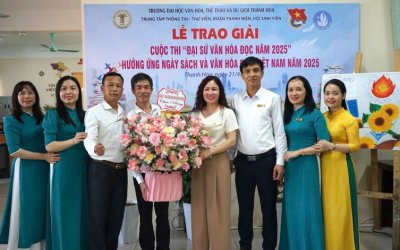 SINH VIÊN ĐẠT GIẢI TRONG CUỘC THI "ĐẠI SỨ VĂN HÓA ĐỌC NĂM 2025