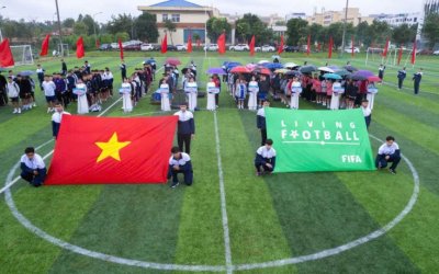 KHAI MẠC GIẢI BÓNG ĐÁ 07 NGƯỜI NAM, NỮ HỌC SINH, SINH VIÊN TUCST NĂM 2025